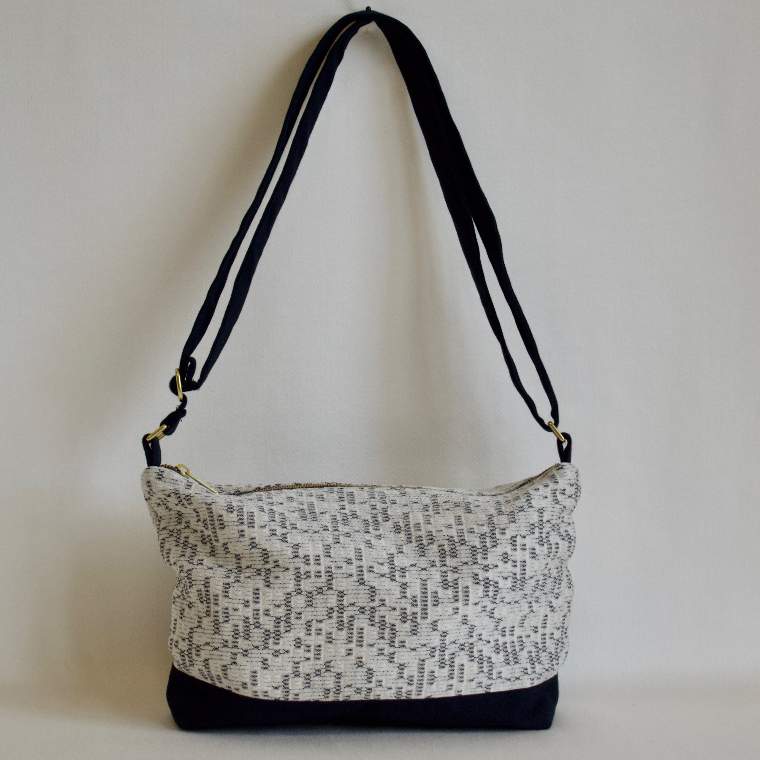 SriAoG Handicrafts Ethnic Fabric Handloom Black handbag for womens Stylish  Shoulder Tote bag for Ladies Gifts